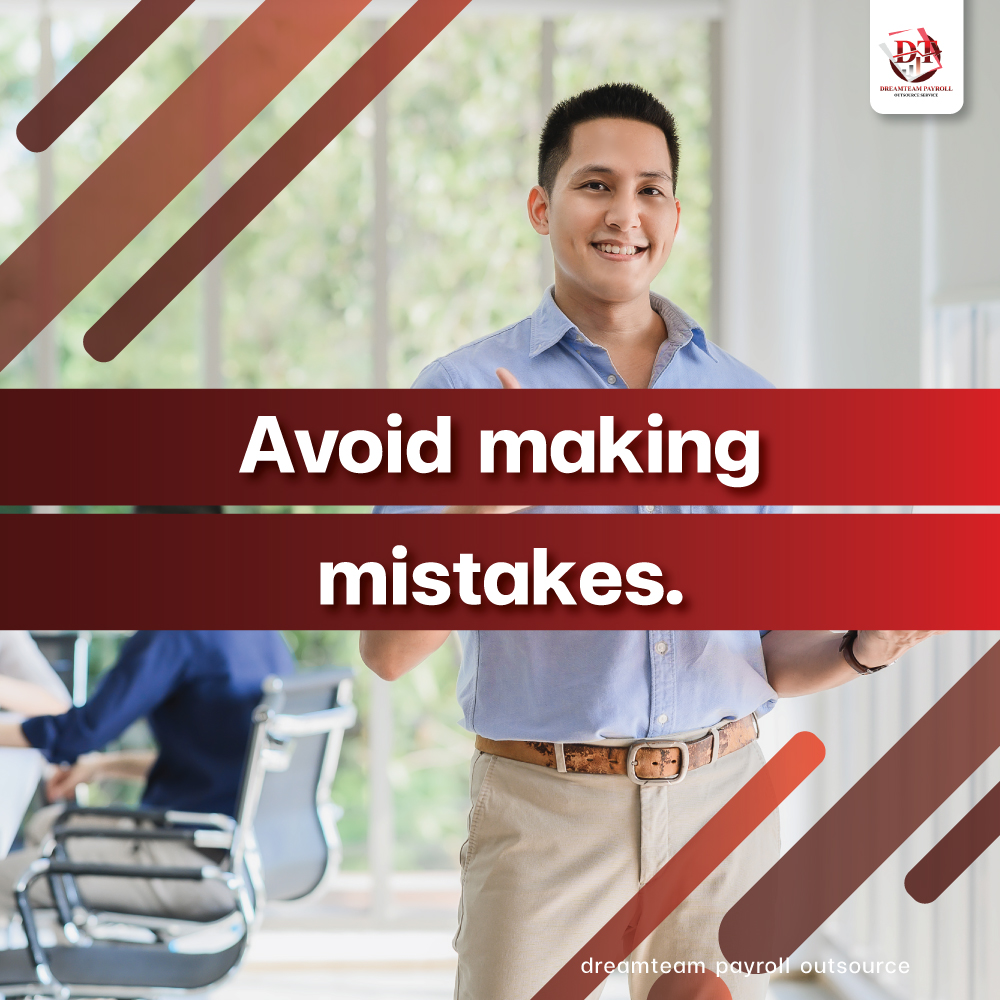 Avoid making mistakes